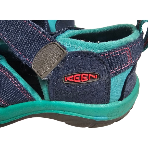 Keen Blue Green Outdoor Hiking Beach Pool Gorp Adventure Sandals Size 3 - Picture 4 of 12